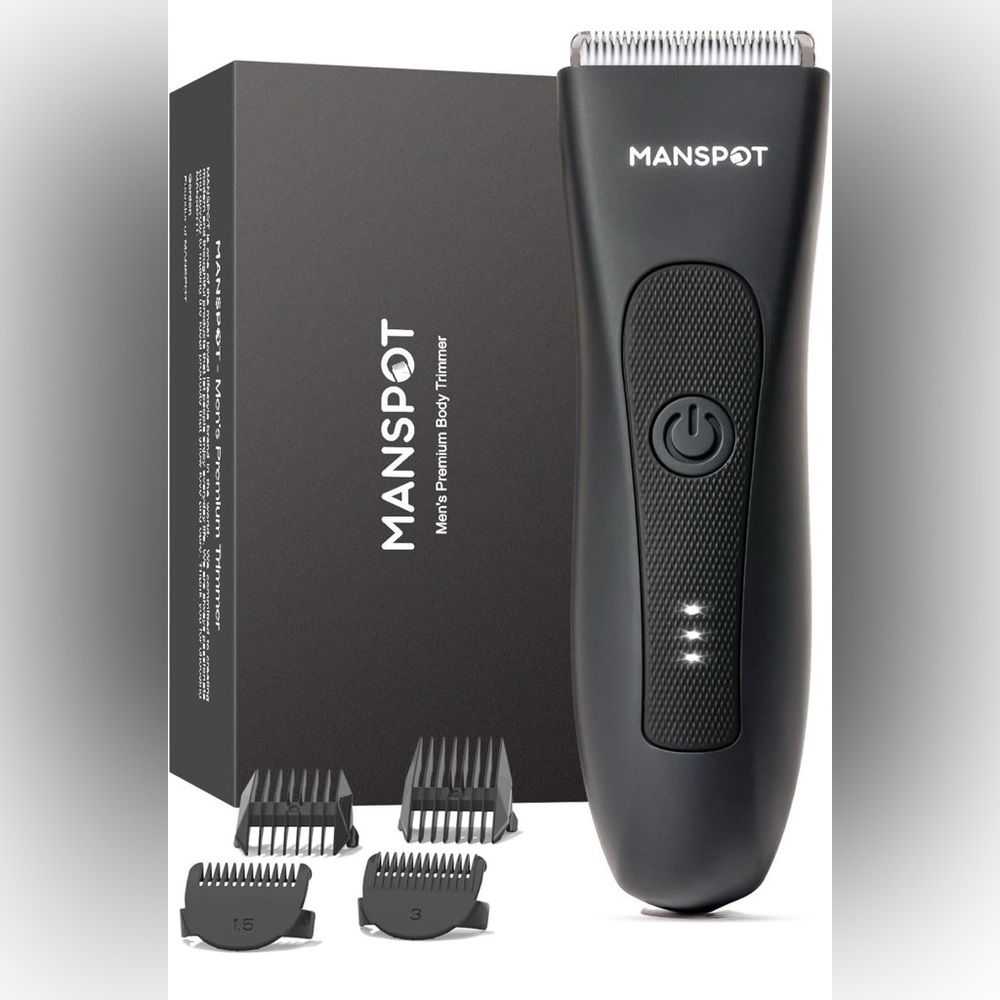 Manspot Black Men's Grooming Trimmer